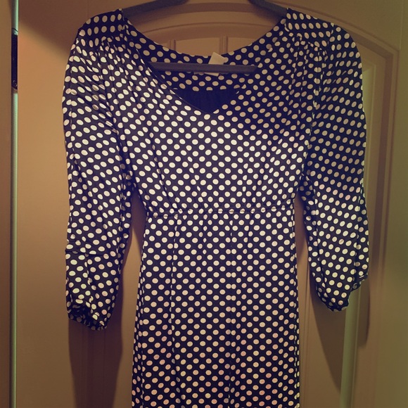 H&M Dresses & Skirts - Comfortable Black & White Polkadot Maternity Dress